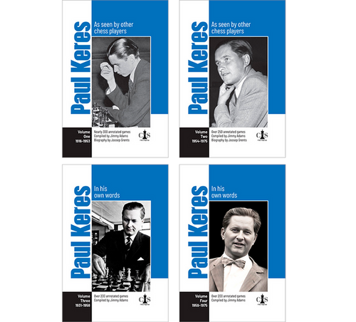 Paul Keres - Volume 1-4 by Jimmy Adams (twarda okładka)