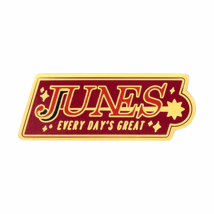 Persona 4 Junes Brass Plated Enamel Pin