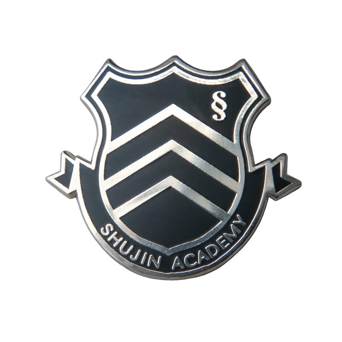 Persona 5 - Shujin Academy Silver Plated Enamel Pin