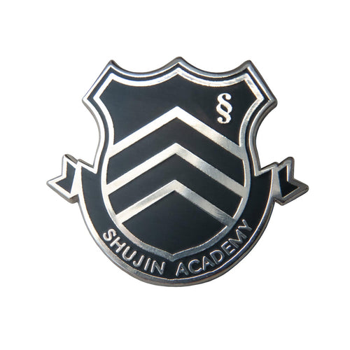 Persona 5 - Shujin Academy Silver Plated Enamel Pin