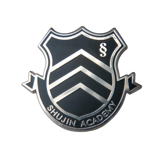 Persona 5 - Shujin Academy Silver Plated Enamel Pin