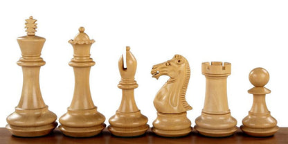 Piezas de ajedrez CHAMPFERED  SECOYA 4,25"