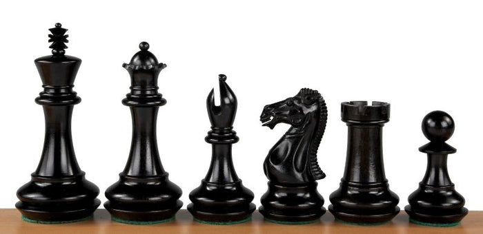 Piezas de ajedrez CHAMPFERED  SECOYA 4,25"