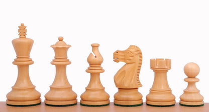 Piezas de ajedrez Clásico ebonisadas 3,75"