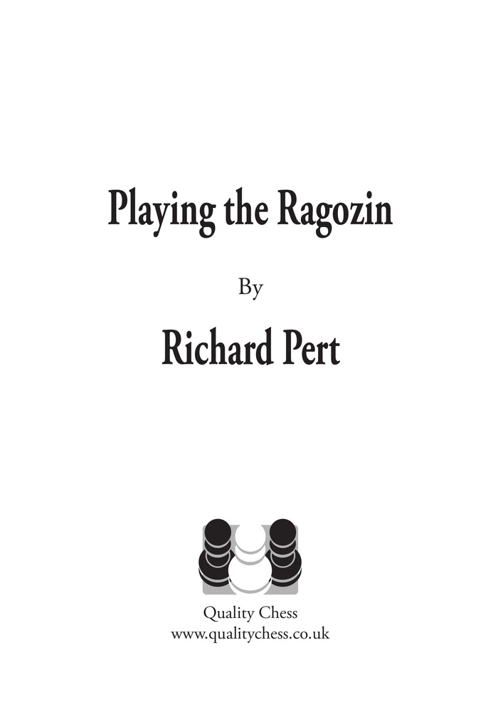 Playing the Ragozin by Richard Pert (twarda okładka)