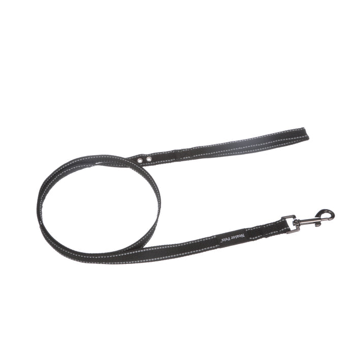 Reflective leash top view on a white background.