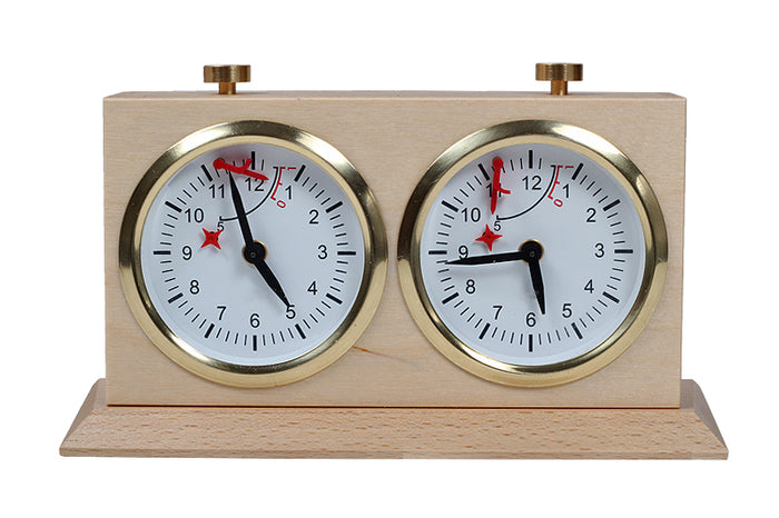Reloj de madera BHB con base - grande y claro