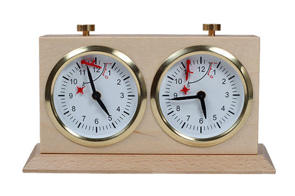 Reloj de madera BHB con base - grande y claro