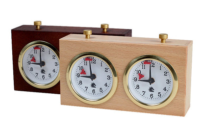 Reloj de madera BHB sin base - pequeño, oscuro