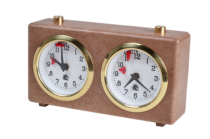 Reloj de plástico CLASSIC pequeño, marrón
