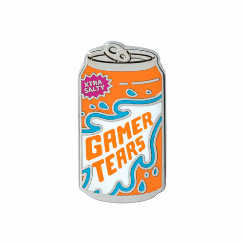 Sanshee - Gamer Tears Silver Plated Enamel Pin