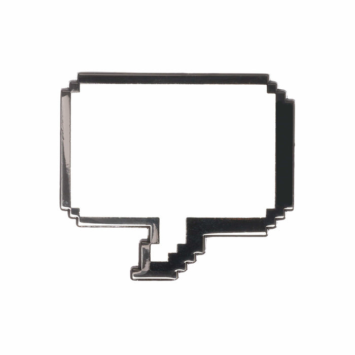 Sanshee - Pixel Chat Bubble Draw-On Enamel Pin Blank