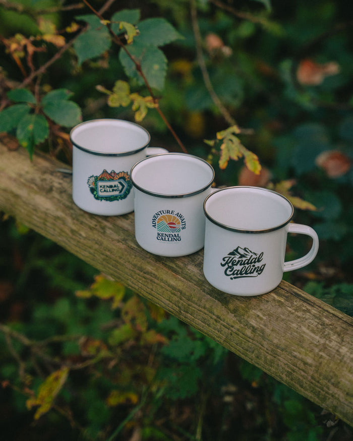 Script | Enamel Mug