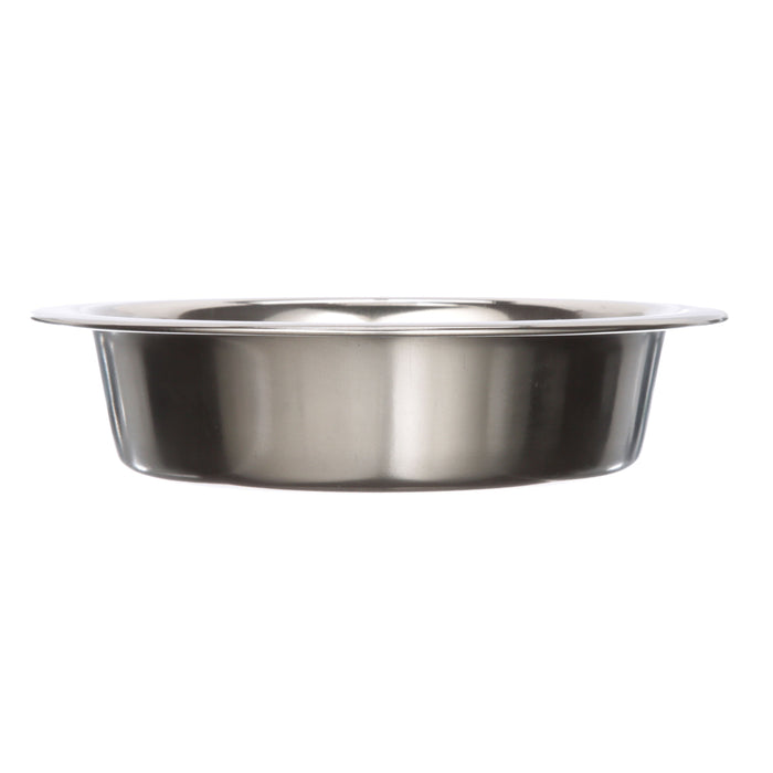 Stainless Steel Bowls side view on a white background.