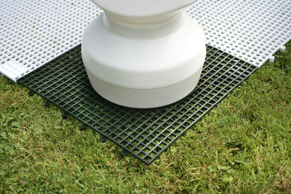 Szachownica plastikowa do szachów oraz warcabów plenerowych / ogrodowych (pole 36 cm)