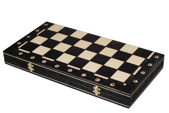 SZACHY AMBASADOR New Line (55x55cm) kolor czarny