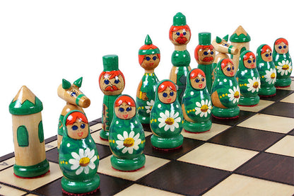 SZACHY BABUSZKI ZIELONE