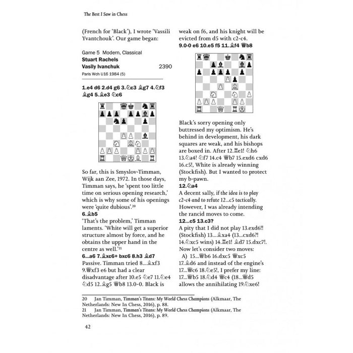 The Best I Saw in Chess