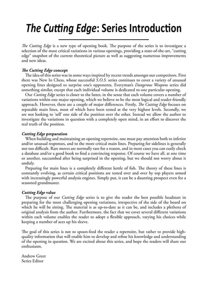 The Cutting Edge 1 - The Open Sicilian 1 by Milos Pavlovic (miękka okładka)