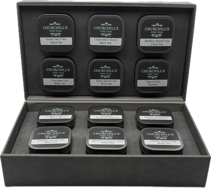 Timeless Collection Spiced Chai Collection 12-Tin Gift Set