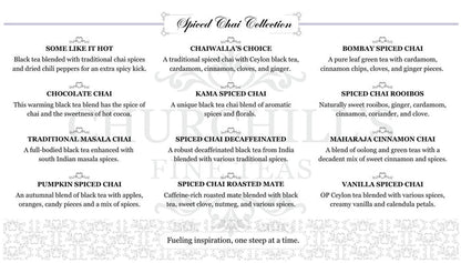 Timeless Collection Spiced Chai Collection 12-Tin Gift Set