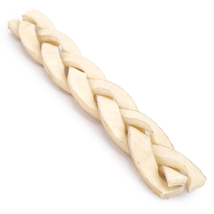 ValueBull Beef Cheek Braid Dog Chews, 5-6 Inch, 100 Count Bulk Pack - Cheek - 100 Braids