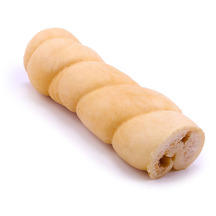 ValueBull Beef Cheek Roll Dog Chews, Jumbo 5-6 Inch, 50 Count Bulk Pack - Cheek - 50 Rolls