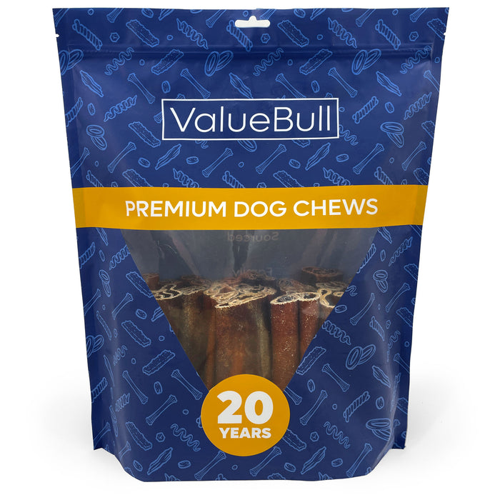 ValueBull Beef Collagen Sticks, 6 Inch Super Jumbo Chews, 25 Count - X-Jumbo - 25 Sticks