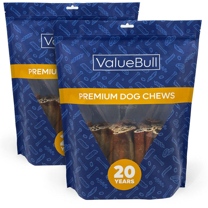 ValueBull Beef Collagen Sticks, 6 Inch Super Jumbo Chews, 50 Count - X-Jumbo - 50 Sticks