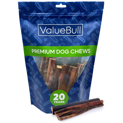 ValueBull Beef Collagen Sticks for Dogs, Varied Shapes & Sizes, 1 Pound - Varied - 1 Pound