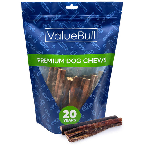 ValueBull Beef Collagen Sticks for Dogs, Varied Shapes & Sizes, 1 Pound - Varied - 1 Pound