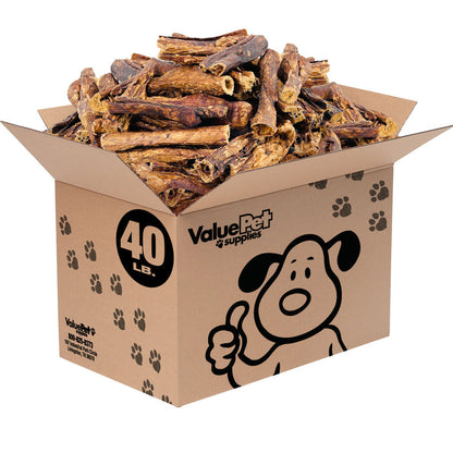 ValueBull Beef Lung Sticks for Dogs, Premium 40 Pound Wholesale Pack