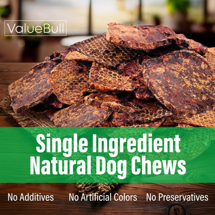 ValueBull Beef Lung Wafers, Premium 4 Pounds - Wafers - 4 Pound