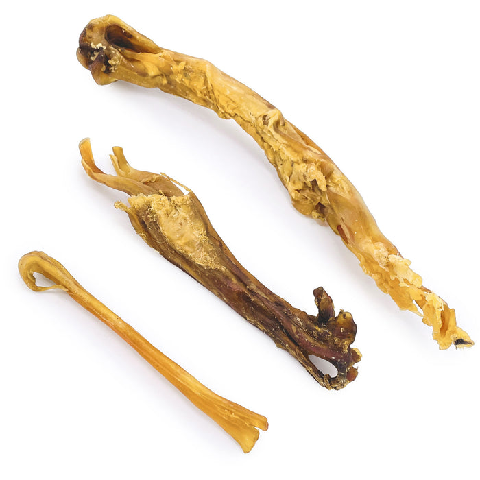 ValueBull Beef Tendons for Dogs, Varied Shapes, 5 Pounds Bulk Pack - Varied - 5 Pound