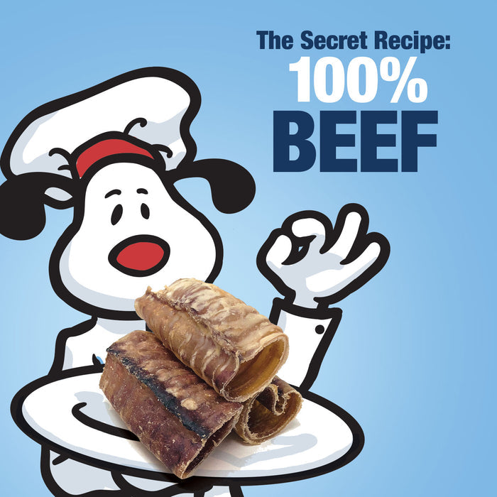 ValueBull Beef Trachea Bites for Small Dogs, Premium, 2 Pounds - Bites - 2 Pound