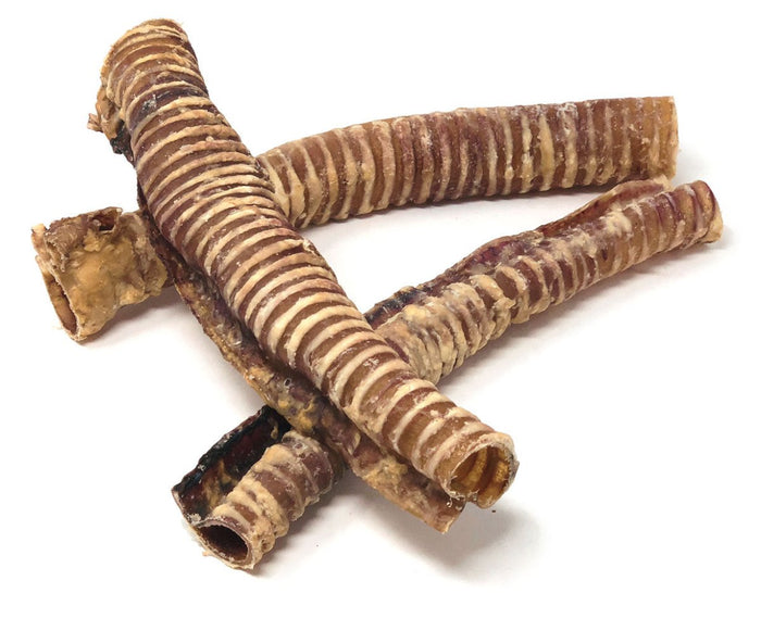 ValueBull Beef Trachea Dog Chews 10-12 Inch, 40 Count Bulk Pack - Beef - 40 Tubes