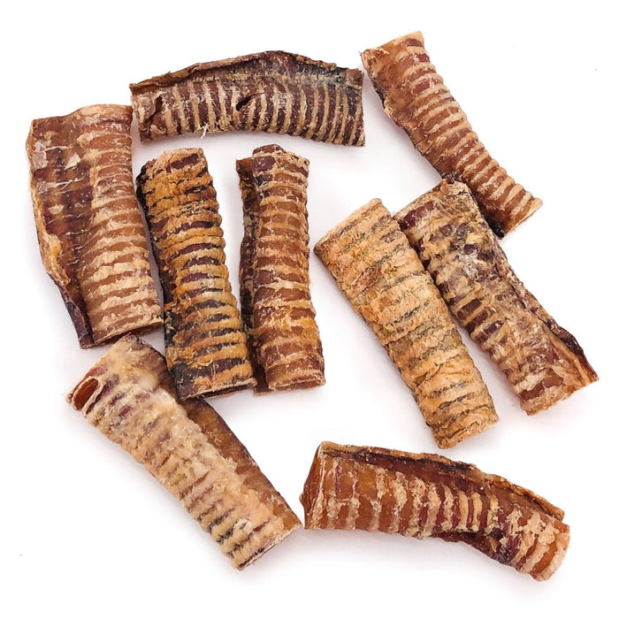 ValueBull Beef Trachea Dog Chews, Premium 5-6 Inch, 25 Count Bulk Pack - Beef - 25 Tubes