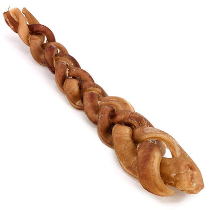 ValueBull Braided Bully Sticks for Large Dogs, Thick 12 Inch, 50 Count Wholesale Pack - Thick - 50 Braids