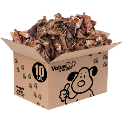 ValueBull Bully Stick Bits for Small Dogs, 10 Pounds Bulk Pack