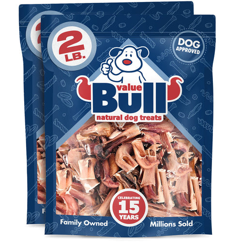 ValueBull Bully Stick Bits for Small Dogs, 4 Pounds - Bits - 4 Pound