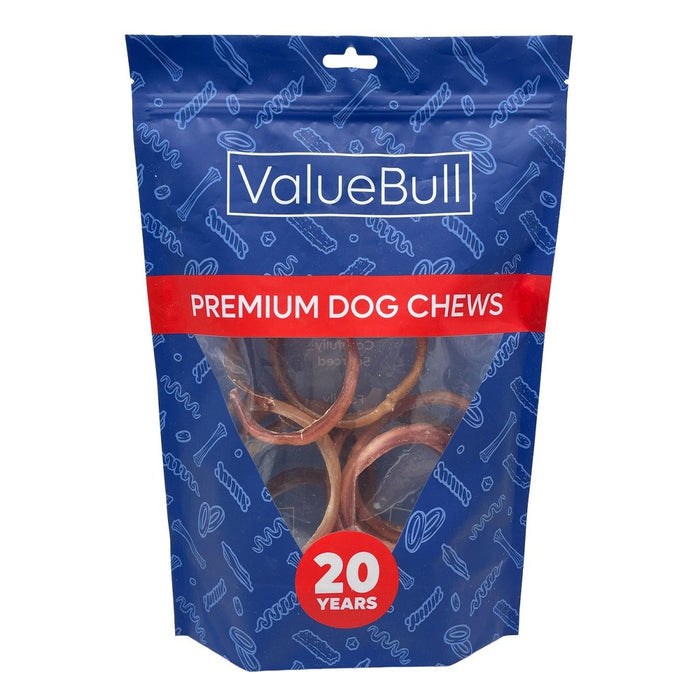 ValueBull Bully Stick Rings for Dogs, Varied, 25 Count - Donut - 25 Rings