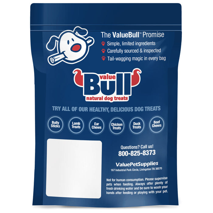 ValueBull Bully Sticks Dog Chews, 3-5 Inch, Varied, 5 Pounds - Shorties - 5 Pound