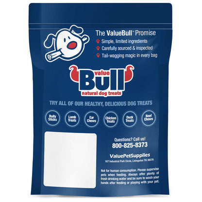ValueBull Bully Sticks Dog Chews, 3-5 Inch, Varied, 5 Pounds - Shorties - 5 Pound