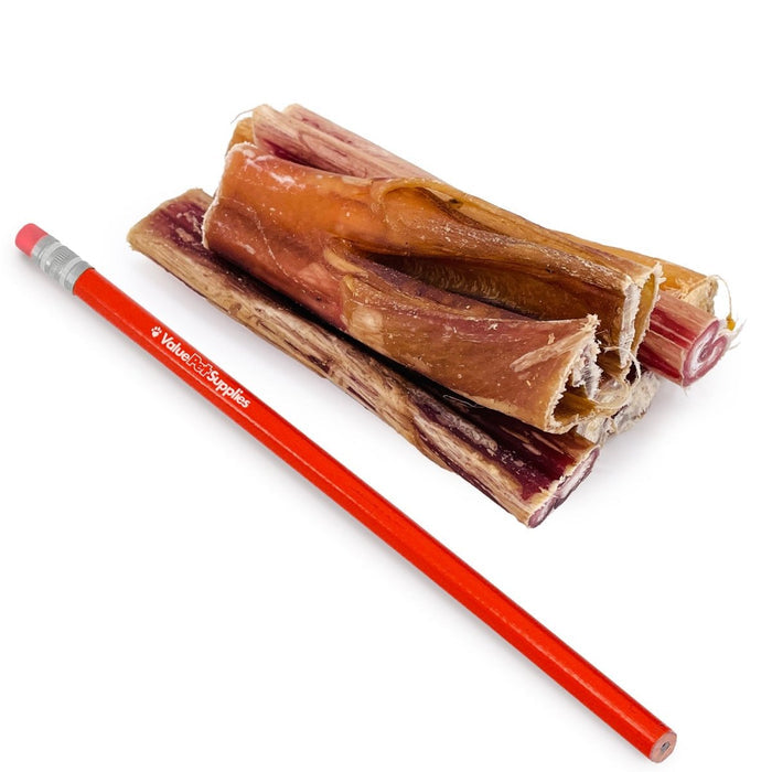 ValueBull Bully Sticks for Dogs, Medium 4-6 Inch, Varied Shapes, 100 Count Bulk Pack - Medium - 100 Pieces