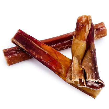 ValueBull Bully Sticks for Dogs, Thick 4-6 Inch, Varied Shapes, 25 Count - Thick - 25 Pieces