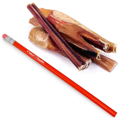 ValueBull Bully Sticks for Dogs, Thin 4-6 Inch, Varied Shapes, 100 Count Bulk Pack - Thin - 100 Pieces