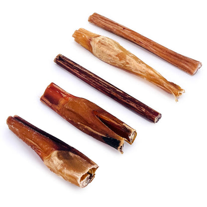 ValueBull Bully Sticks for Dogs, Thin 4-6 Inch, Varied Shapes, 200 Count Bulk Pack - Thin - 200 Pieces