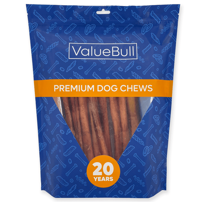 ValueBull Bully Sticks for Large Dogs, Jumbo 12 Inch, 10 Count - ValuePetSupplies