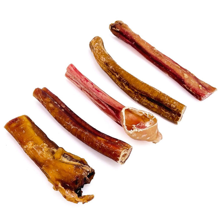 ValueBull Bully Sticks for Large Dogs, Jumbo 4-6 Inch, Varied Shapes, 25 Count - Jumbo - 25 Pieces