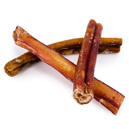 ValueBull Bully Sticks for Large Dogs, Jumbo 4-6 Inch, Varied Shapes, 25 Count - Jumbo - 25 Pieces